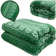 Koce - Koc Świąteczny Na Boże Narodzenie Święta Narzuta Wzory Prezent Miękki Pled - miniaturka - grafika 1