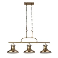 Lampy sufitowe - Dallas lampa wisząca 3xE27 antyczny mosiądz 3193-3AB - miniaturka - grafika 1
