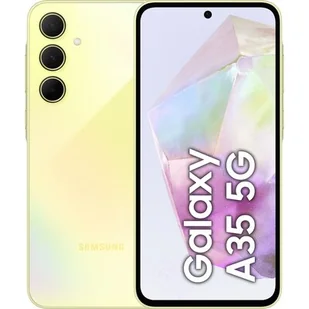SAMSUNG Galaxy A35 5G 6/128GB Żółty - Telefony komórkowe - miniaturka - grafika 1