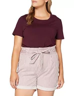 Spodenki damskie - VERO MODA Szorty damskie Vmeva Hr Paperbag Cot Ps Noos Ga - miniaturka - grafika 1