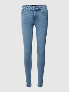 Jeansy o kroju skinny fit z 5 kieszeniami model ‘DANA’ - Spodnie damskie - miniaturka - grafika 1