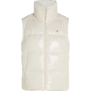 Tommy Hilfiger Puchowa dwustronna kamizelka | Regular Fit - Kamizelki damskie - miniaturka - grafika 1