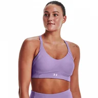 Bielizna sportowa damska - Biustonosz treningowy UNDER ARMOUR UA Infinity Mid Rib Bra - miniaturka - grafika 1