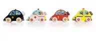 Samochody i pojazdy dla dzieci - SCRATCH 4 Drewniane Samochodziki - Display (12 szt) 6181054 - miniaturka - grafika 1
