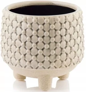 Doniczka osłonka na nóżkach kremowa 16 DEcodomi - Pozostałe akcesoria do uprawy roślin - miniaturka - grafika 1