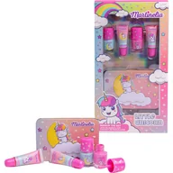 Kosmetyki kąpielowe dla dzieci - Martinelia Little Unicorn Makeup Tin Set zestaw upominkowy dla dzieci - miniaturka - grafika 1