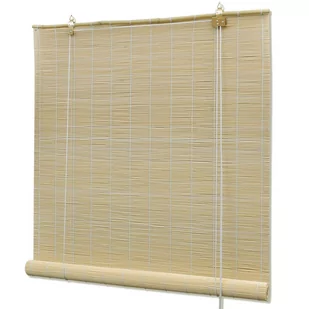 vidaXL vidaXL Naturalna bambusowa roleta 80 x 160 cm - Rolety - miniaturka - grafika 1