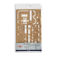 Przybory szkolne - Koh-i-noor Szablon dla architektów 749210 KOH-I-NOOR sz 0114021 - miniaturka - grafika 1