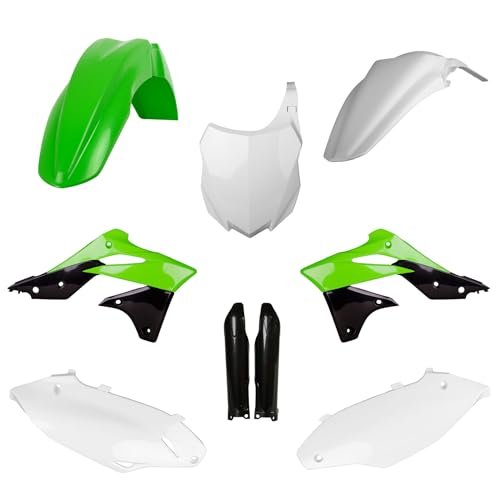 POLISPORT KAWASAKI kompletny zestaw z tworzywa sztucznego (C/osłony widelca) KAWASAKI Kolor OEM 14-15