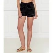 Spodenki damskie - Karl Lagerfeld Szorty | Regular Fit - miniaturka - grafika 1