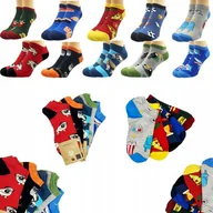 Skarpetki męskie - ﻿ZESTAW 10 PAR STOPKI Męskie skrapety bawełniane ŚMIESZNE r. 40-43 - miniaturka - grafika 1