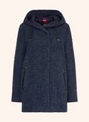 Płaszcze damskie - Gil Bret Płaszcz Bouclé blau - miniaturka - grafika 1