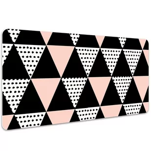 Podkładka ochronna Geometryczne trójkąty 100x50 cm, Dywanomat - Podkładki na biurko - miniaturka - grafika 1