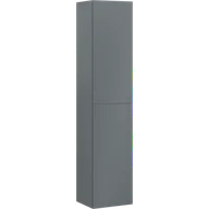 Szafki łazienkowe - Mexen Orio słupek łazienkowy 35 cm, 2 drzwi , grafit mat - 91A11-03016-2-BF66 - miniaturka - grafika 1