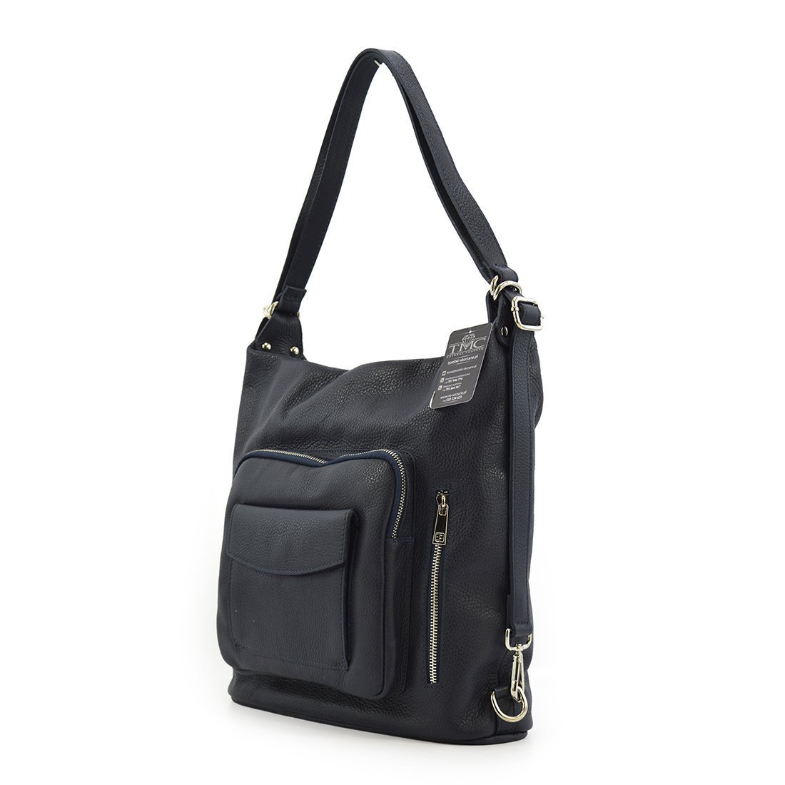 Damska Duża Torebka I Plecak W Jednym Skórzany