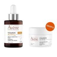 Zestawy kosmetyków damskich - Avene Vitamin Activ Cg, serum korygująco-rozjaśniające, 30 ml + krem odbudowujący komórki, 7 ml gratis - miniaturka - grafika 1