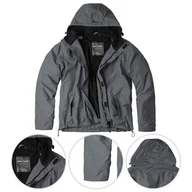 Moda i Uroda OUTLET - Surplus Kurtka Zipper Windbreaker Szara - M - miniaturka - grafika 1