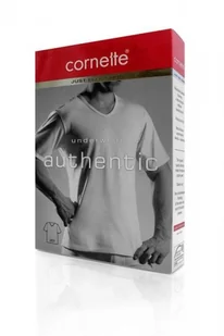 Cornette Authentic 201 new czarna plus koszulka męska - Koszulki męskie - miniaturka - grafika 1