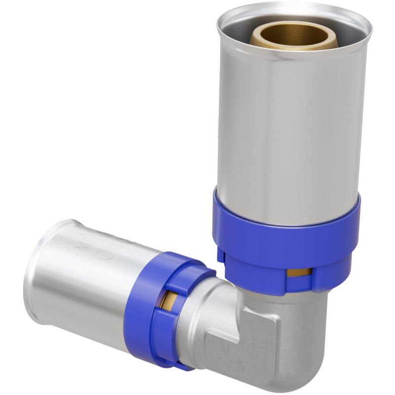 Mexen PEX-P kolano redukcyjne zaciskowe, zaprasowywane PEX 25 x 20 - W97125-2520-00