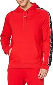 Bluzy męskie - Nike Męska bluza M Nsw Swoosh Flc Po Hoodie Ft czerwony czerwony/czarny/biały (University Red / Black / White) S 193657731240 - miniaturka - grafika 1