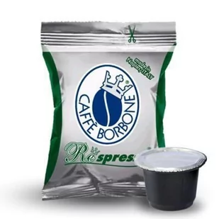 BORBONE RESPRESSO VERDE 50 szt. - kawa bezkofeinowa - Kawa w kapsułkach i saszetkach - miniaturka - grafika 1