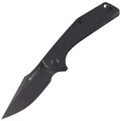 Noże - Nóż Sencut Actium Black G10, Black Stonewashed D2 (SA02C) - miniaturka - grafika 1