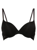 Biustonosze - Tommy Hilfiger - Damski biustonosz push-up, czarny - miniaturka - grafika 1