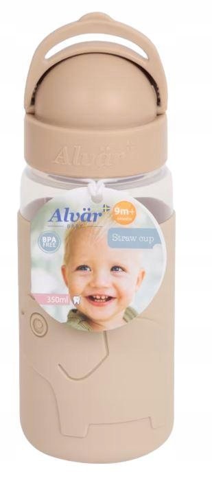 Kubek Butelka ze słomką na napoje dla dzieci Alvär 350 ml