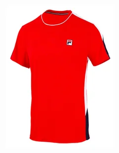 Koszulka męska Fila  T-Shirt Gabriel Navy/Fila Red  L - Koszulki sportowe męskie - miniaturka - grafika 1