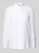 Bluzki damskie - Bluzka o kroju relaxed fit z czystego lnu - miniaturka - grafika 1