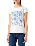 Koszulki i topy damskie - comma T-shirt damski, 01d2 biały, 38 PL - miniaturka - grafika 1