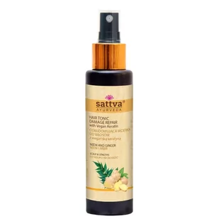 Sattva Ayurveda Neem i Imbir - Odbudowująca Wcierka do skóry głowy i włosów 100 ml - Maski do włosów - miniaturka - grafika 1