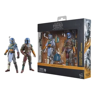 Zestaw 2 figurek Star Wars: The Mandalorian Black Series - Mandalorian Shriek-Hawk Trainers - Figurki dla dzieci - miniaturka - grafika 1