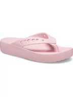 Sandały damskie - Crocs Japonki "Baya Platform" w kolorze jasnoróżowym - miniaturka - grafika 1
