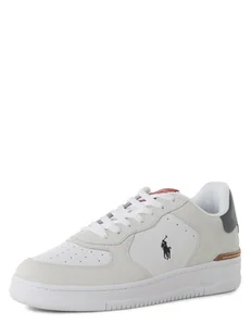 Polo Ralph Lauren Tenisówki z dodatkiem skóry Mężczyźni skóra beżowy|biały jednolity, 41 - Trampki męskie - miniaturka - grafika 1