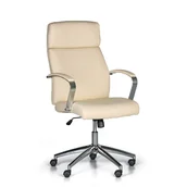 Fotele i krzesła biurowe - B2B Partner Krzesło biurowe HOLT, beżowe 907013 - miniaturka - grafika 1