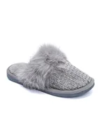 Kapcie damskie - Confly Kapcie w kolorze szarym - miniaturka - grafika 1