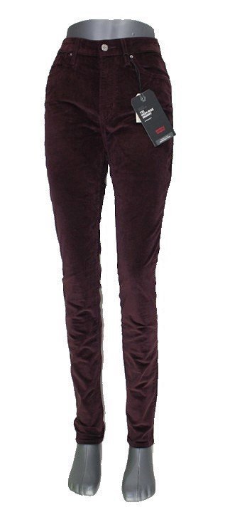 Levi's 721 spodnie bordowe rurki wyszczupl. 188820371 oryg. Levis - 29/L32