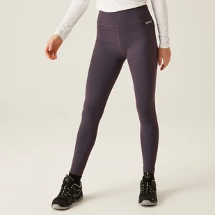Regatta Damskie Legginsy Holeen Pro Compression Fioletowy, Rozmiar: 36 R - Spodnie damskie - miniaturka - grafika 1