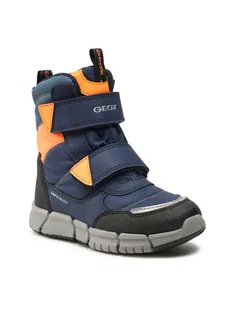 Buty dla chłopców - Geox Śniegowce J Flexyper B. B Abx C J169XC 0FU50 C4324 M Granatowy - grafika 1