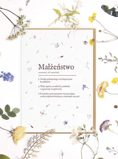 Karnet Ślub - Definicja - Kartki okolicznościowe i zaproszenia - miniaturka - grafika 1