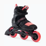 Rolki - Rolki damskie K2 Trio LT 100 black/pink - miniaturka - grafika 1