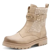 Kozaki damskie - Marco Tozzi Damskie buty Guido Maria Kretschmer 2-86401-45 modne kozaki, beżowy grzebień, 39 EU, beżowy Comb, 39 EU - miniaturka - grafika 1