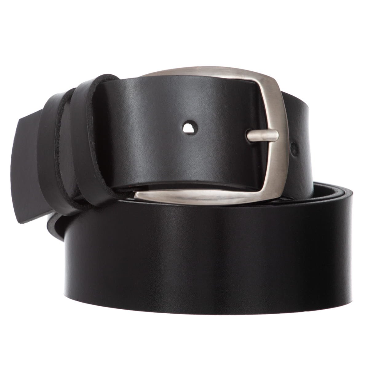 Klasyczny Pasek Damski VerMari Skórzany Czarny 4 cm