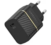 Ładowarki do telefonów - OtterBox EU Wall Charger GaN 45W USB-C Czarny - miniaturka - grafika 1