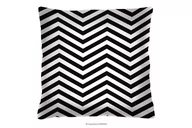 Poduszki - Poduszka zigzag czarnobiała 40x40 HIRTI - miniaturka - grafika 1