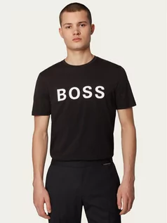 Koszulki męskie - Hugo Boss T-Shirt Tiburt 171 Bb 50430889 Czarny Regular Fit - grafika 1