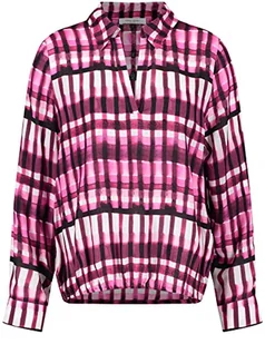 GERRY WEBER Edition Damska bluzka 760054-66435, fioletowa/różowa/ecru/biała, 38 - Bluzki damskie - miniaturka - grafika 1