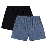 Majtki męskie - 2-pack bokserki męskie luźne-xxl - miniaturka - grafika 1