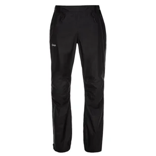 Kilpi Alpin, spodnie przeciwdeszczowe, unisex, czarne - Spodnie sportowe męskie - miniaturka - grafika 1